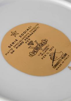 Compasso - "Sagittarius", "Libra" and "Gemini" Zodiac Plates by Piero Fornasetti