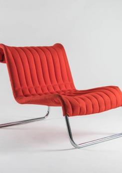 Compasso - Pair of "Duecavalli" Lounge Chairs by De Pas, Lomazzi, D'Urbino for Driade Compasso - Pair of "Duecavalli" Lounge Chairs by De Pas, Lomazzi, D'Urbino for Driade