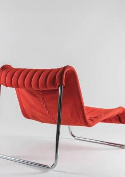 Compasso - Pair of "Duecavalli" Lounge Chairs by De Pas, Lomazzi, D'Urbino for Driade Compasso - Pair of "Duecavalli" Lounge Chairs by De Pas, Lomazzi, D'Urbino for Driade