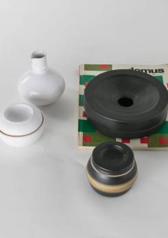 Compasso - Set of Four Ceramic Pieces by Franco Bucci for Laboratorio Pesaro