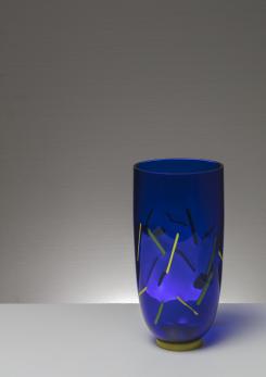 Compasso - Post Modern Murano Glass Vase by Barovier and Toso