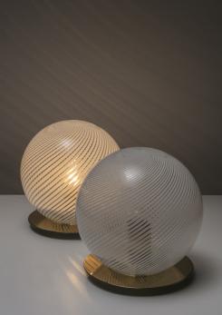 Compasso - Pair of "Tessuto" Table Lamps by Tronconi Compasso - Pair of "Tessuto" Table Lamps by Tronconi