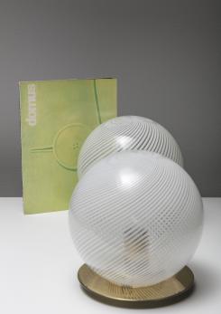 Compasso - Pair of "Tessuto" Table Lamps by Tronconi Compasso - Pair of "Tessuto" Table Lamps by Tronconi
