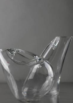 Compasso - Set of Two Crystal Pitchers by Angelo Mangiarotti