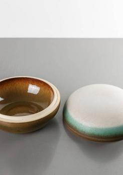 Compasso - Ceramic Box by Nanni Valentini for Ceramica Arcore