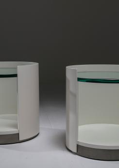 Compasso - Pair of Nightstands by Gianni Moscatelli for Formanova Compasso - Pair of Nightstands by Gianni Moscatelli for Formanova