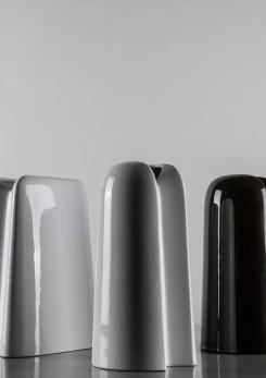 Compasso - Set of Three Ceramic Vases by Ambrogio Pozzi