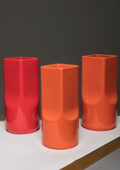 Compasso - Set of Three Ceramic Vases by Studio O.P.I. for Gabbianelli.