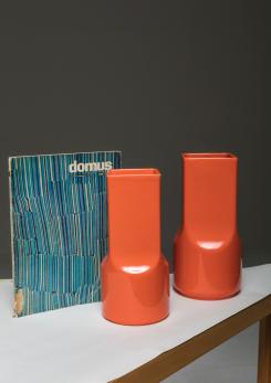 Compasso - Set of Three Ceramic Vases by Studio O.P.I. for Gabbianelli.