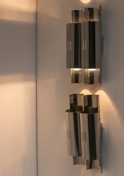 Compasso - Pair of Italian 60s Metal Sconces