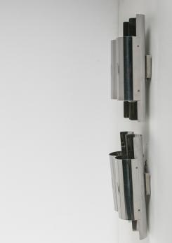 Compasso - Pair of Italian 60s Metal Sconces