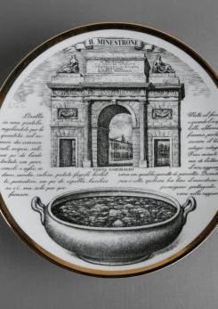 Compasso - Set of Four Fornasetti Dinner Plates