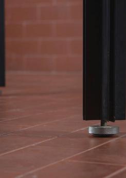 Compasso - Set of Two "Fasce Cromate" Coffee Tables by Luigi Caccia Dominioni for Azucena 
