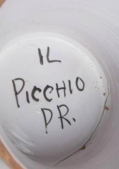 Compasso - Large Ceramic Vase by Enzo Bioli for Il Picchio