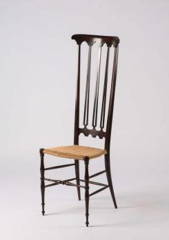 Compasso - Pair of Italian Chiavari High Back Chairs