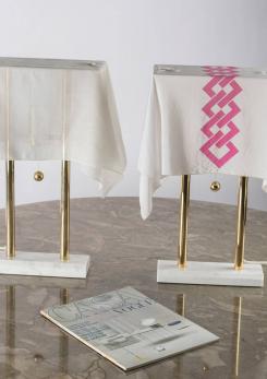 Compasso - Set of Two "Nefer" Table Lamps by Kazuhide Takahama for Sirrah Compasso - Set of Two "Nefer" Table Lamps by Kazuhide Takahama for Sirrah