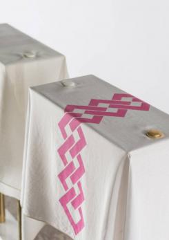 Compasso - Set of Two "Nefer" Table Lamps by Kazuhide Takahama for Sirrah Compasso - Set of Two "Nefer" Table Lamps by Kazuhide Takahama for Sirrah