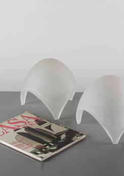 Compasso - Pair of "Coque" Table Lamps by Elio Martienelli for Martinelli Compasso - Pair of "Coque" Table Lamps by Elio Martienelli for Martinelli