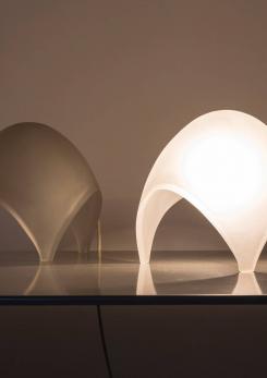Compasso - Pair of "Coque" Table Lamps by Elio Martienelli for Martinelli Compasso - Pair of "Coque" Table Lamps by Elio Martienelli for Martinelli