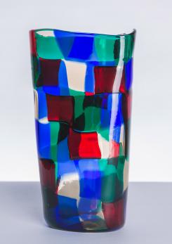 Compasso - "Pezzato" Vase by Fulvio Bianconi for Venini