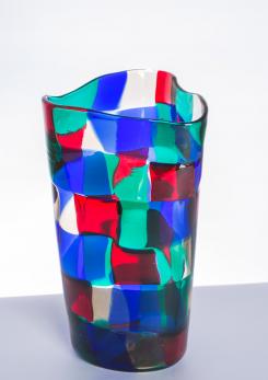 Compasso - "Pezzato" Vase by Fulvio Bianconi for Venini