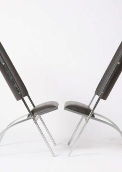 Compasso - Pair of "Pontiponti" Chairs by Gio Ponti for Pallucco