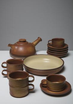 Compasso - Ceramic Tea Set by Franco Bucci for Laboratorio Pesaro