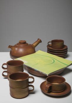 Compasso - Ceramic Tea Set by Franco Bucci for Laboratorio Pesaro