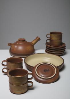 Compasso - Ceramic Tea Set by Franco Bucci for Laboratorio Pesaro