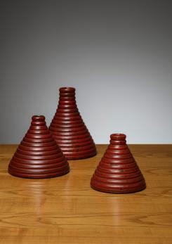 Compasso - Set of 3 Ceramic Vases by Il Punto